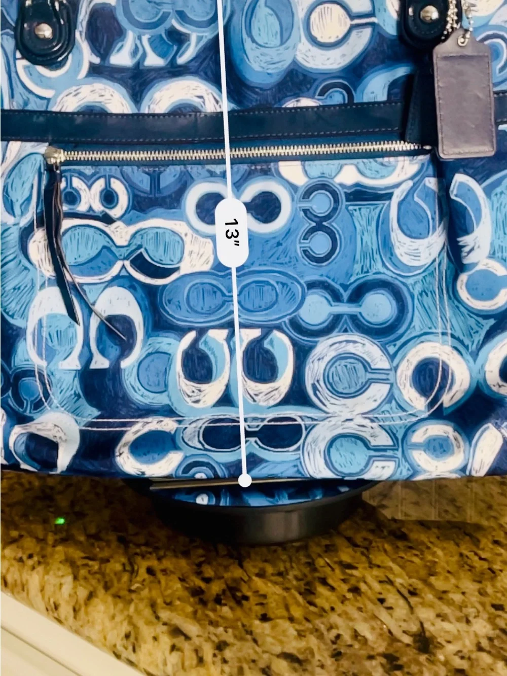 EUC Coach Poppy Signature Pop C Denim Glam Tote bag Three Hangtags C122019881 - Picture 15 of 15